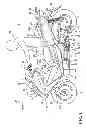 Fig. 02 - Routing structure for saddle type vehicle
