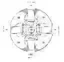 Fig. 01 - Rotor position determination system with hall-effect sensors