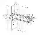 Fig. 01 - Bracket for mounting wiring on stud