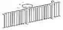 Fig. 01 - FENCE POST CAP FOR ENTERTAINING