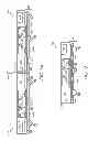 Fig. 33 - Semiconductor device and method of forming thick encapsulant for stiffness with recesses for stress relief in FO-WLCSP