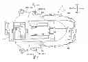 Fig. 01 - Rear portion structure for a saddle type vehicle