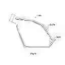 Fig. 05 - Sub-frame and component configuration for mounting of a motorcycle drop seat