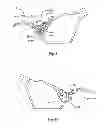 Fig. 10 - Sub-frame and component configuration for mounting of a motorcycle drop seat