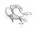 Fig. 24 - Sub-frame and component configuration for mounting of a motorcycle drop seat