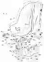 Fig. 01 - Reclinable child seat assembly