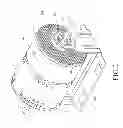 Fig. 03 - Supporting and heat dissipating structure for motor having integrated driver