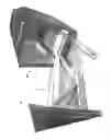 Fig. 02 - Bottom mount adjustable cabinet mounted frame