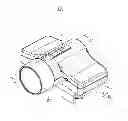 Fig. 01 - Electronic device having image capturing device capable of adjusting view angles
