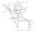 Fig. 01 - Laser scanning projection apparatus with phase detection and compensation