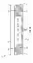 Fig. 11 - Magnetic recording head having protected reader sensors and near zero recession writer poles