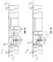 Fig. 09 - Magnetic recording head having protected reader sensors and near zero recessed write poles