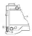 Fig. 01 - Slide for a modular rail-mounted device, modular rail-mounted device and bus bar network