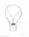 Fig. 03 - Light bulb with automated emergency operation