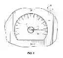 Fig. 02 - Pointer of an instrument driven with a shaftless stepper motor containing a lighting mechanism for lighting the pointer