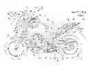 Fig. 01 - Headlight support structure for saddle type vehicle