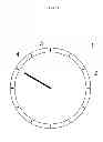 Fig. 14 - Timepiece to display a value of a time unit