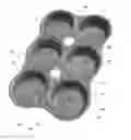 Fig. 01 - BAKEABLE TRAY AND METHOD OF PREPARING BAKERY ITEMS USING SUCH A BAKEABLE TRAY