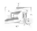 Fig. 02 - Surface mount zipcord connector and method of making electrical contact with zipcord conductors