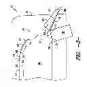 Fig. 04 - Windrow door for an agricultural combine