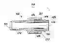 Fig. 01 - High-flow luer lock connector for a luer lock connection