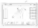 Fig. 01 - Touch screen finger position indicator for a spinal cord stimulation programming device