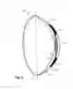 Fig. 10 - Inflatable intra ocular lens/lens retainer