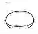 Fig. 13 - Inflatable intra ocular lens/lens retainer