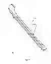 Fig. 32 - Artificial cervical and lumbar discs, disc plate insertion gun for performing sequential single plate intervertebral implantation enabling symmetric bi-disc plate alignment for interplate mobile core placement