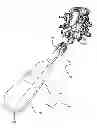 Fig. 01 - Spinal implant having deployable bone engaging projections