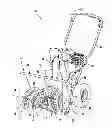 Fig. 01 - Snow directing and discharging assembly