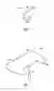 Fig. 07 - Scope pillow drape with extension shelf and power cord hook