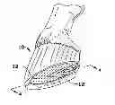 Fig. 01 - EQUINE BONY COLUMN AND TISSUE SUPPORT WITH UNIFORM LOAD DISTRIBUTION TO ALL HOOF STRUCTURES AND A METHOD FOR USING THE SAME