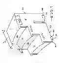 Fig. 02 - Three/four step ladder with a curve about