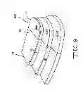 Fig. 08 - Three/four step ladder with a curve about