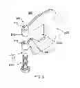 Fig. 04 - Solar panel frame clamps mounting a solar panel frame to a purlin