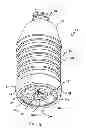 Fig. 02 - Plastic container having a deep-set invertible base and related methods