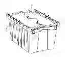 Fig. 01 - Container with hinge pin lock