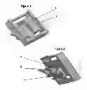 Fig. 02 - Universal Fit Tablet Computer, Smartphone, Electronic Device Holding Display Unit that Fits onto Grocery or Shopping Carts