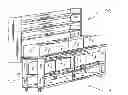 Fig. 01 - Expandable mobile display sales cart