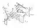 Fig. 01 - Mechanism for converting reciprocating lever action to unidirectional rotary motion