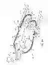 Fig. 09 - Mechanism for converting reciprocating lever action to unidirectional rotary motion
