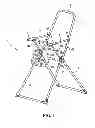 Fig. 02 - Linkage for a foldable high chair