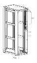 Fig. 02 - POWER DISTRIBUTION UNIT AND SERVER CABINET WITH THE SAME