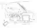 Fig. 01 - Wirelessly controlled heads-up display having solar charging and charge level indication