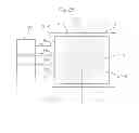 Fig. 22 - Optical deflector including narrow piezoelectric sensor element between torsion bar and piezoelectric actuator