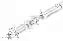 Fig. 01 - LED tube socket, adaptor and assembly thereof