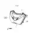 Fig. 02 - Head lamp with hidden position lamps for straddle-type vehicle