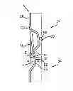 Fig. 01 - Strip for a nuclear fuel assembly spacer grid