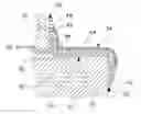 Fig. 01 - Method for producing a profile that has a re-entrant angle in a composite material from a stack of layers of fibres